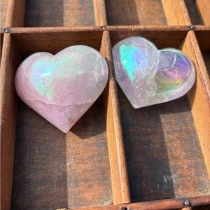 Rose Quartz Angel Aura Heart